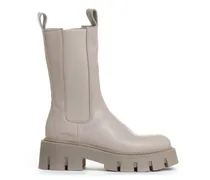 Stiefel Chelsea Boot Tank Bottom Beige Leather beige