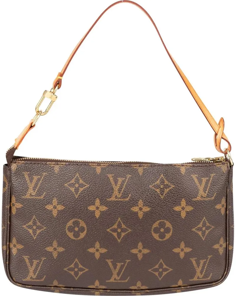 Louis Vuitton Crossbody Bags  Canvas Monogram Pochette Accessoire braun Braun