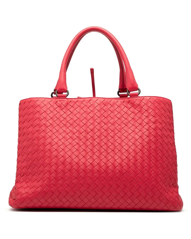 Bottega Veneta Shopper Nappa Intrecciato Milano Tote rot Rot
