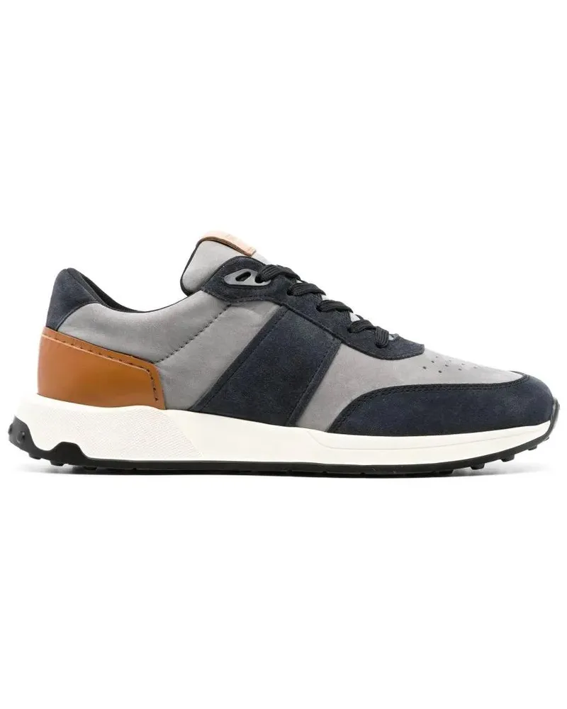 TOD'S Low-Top Sneaker Elegant Leather And Nylon Sneakers schwarz Schwarz