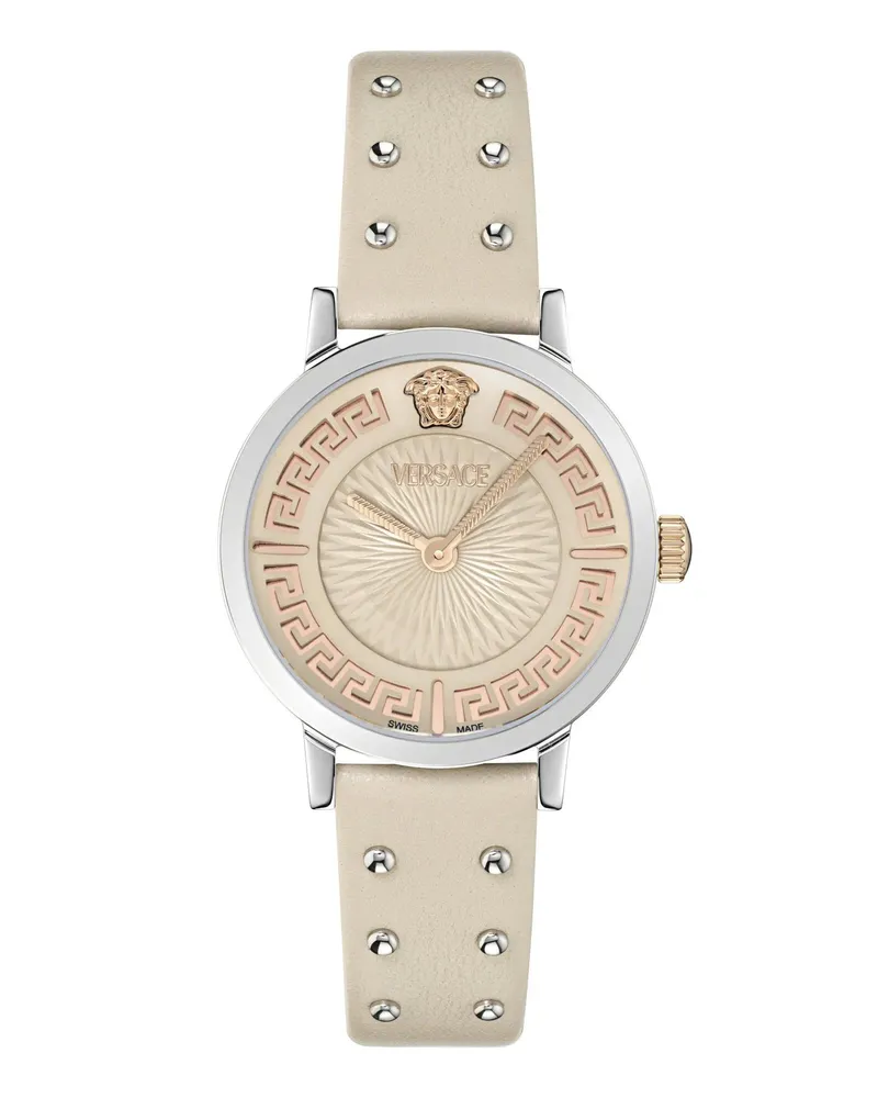 Versace Uhr Quarz-Analoguhr Greca Fortuna (Wc-0A) white Weiß