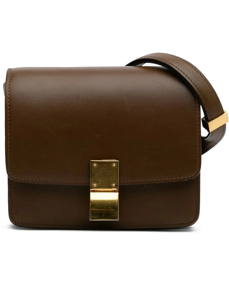 Celine Hobo Bags Small Calfskin Classic Box braun Braun