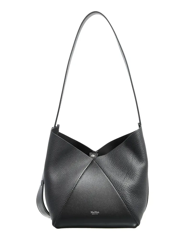 Max Mara Beuteltaschen Mmbuckets schwarz Schwarz