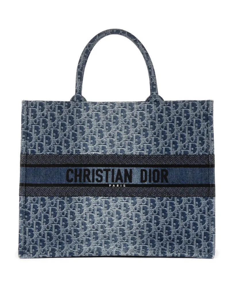 Dior Crossbody Bags Book Tote Large blau Blau