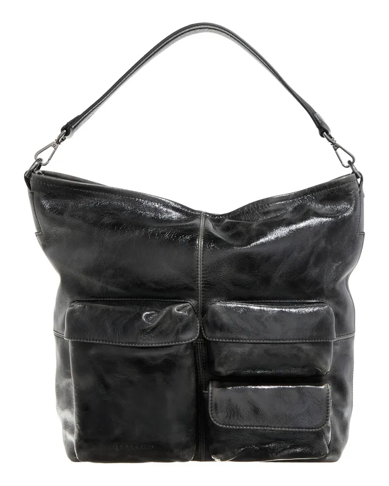 Liebeskind Hobo Bags Lk 204 Archive Lack Distressed Hobo Bag M schwarz Schwarz