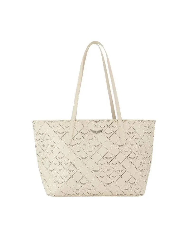 Zadig & Voltaire Shopper & Totes Z Shopper Monogram Shopper Bag - Synthetic - White weiß Weiß