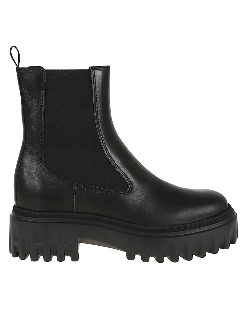 Hogan Stiefel H700 Leather Chelsea Boots schwarz Schwarz