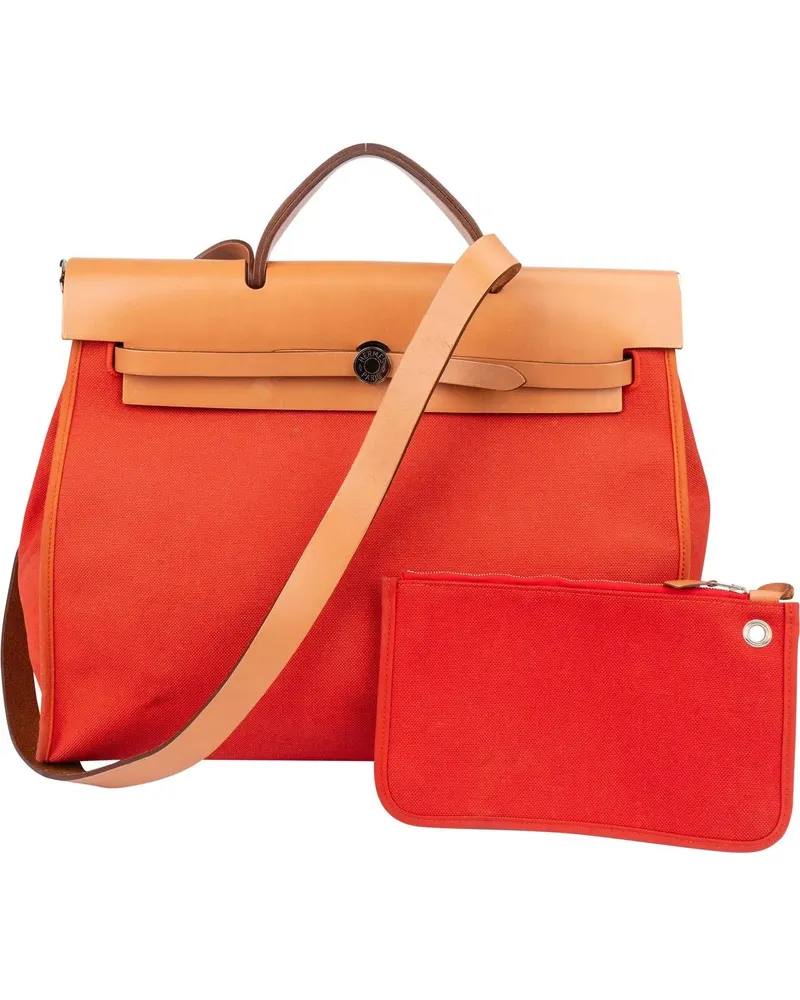 Hermès Crossbody Bags Hermes Classic Cotton Herbag 39 Handbag rot Rot