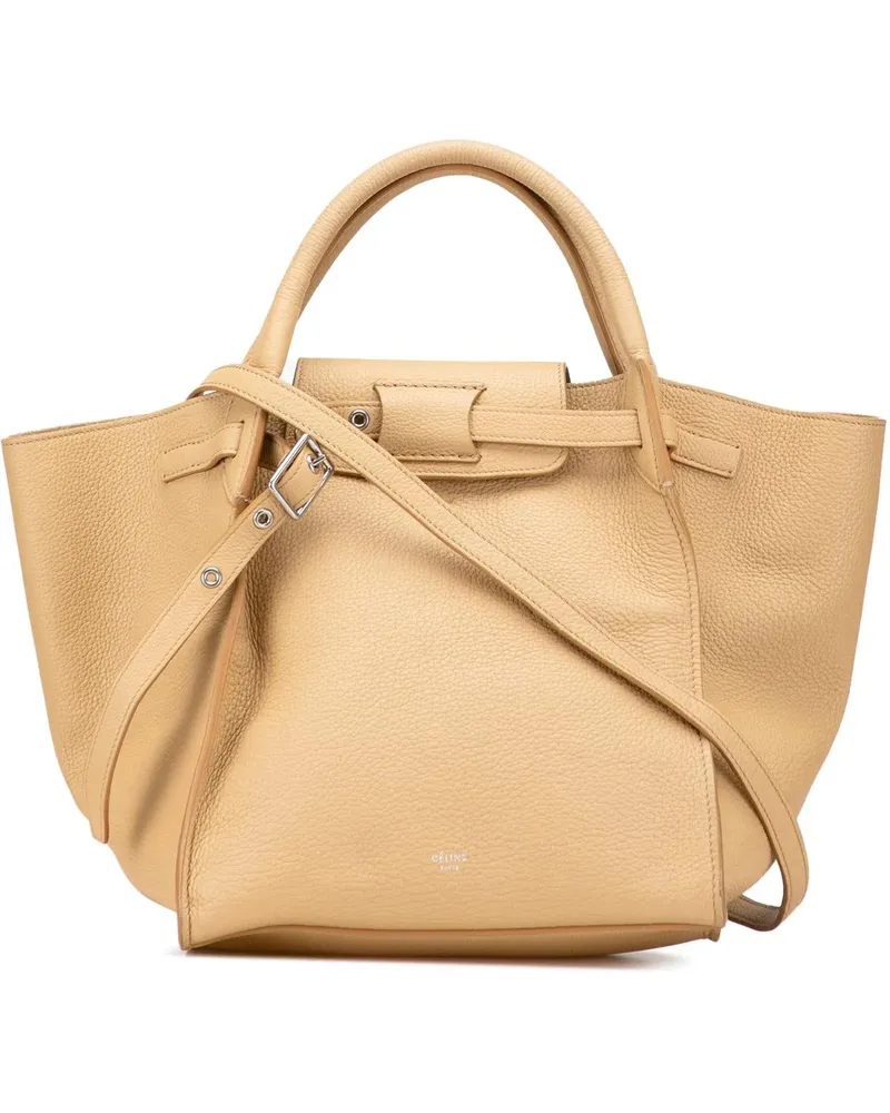 Celine Hobo Bags Small Leather Big Bag braun Braun