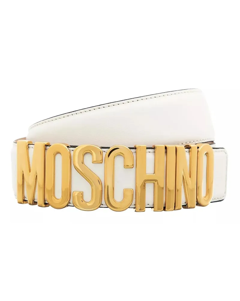 Moschino Gürtel Belts weiß Weiß