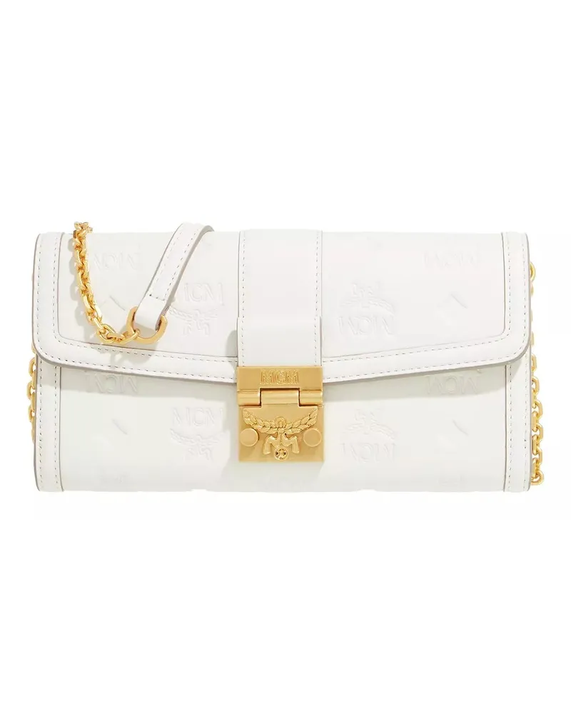 MCM Portemonnaie Tracy Ebmn Lthr Wallet On Chain Large Creme