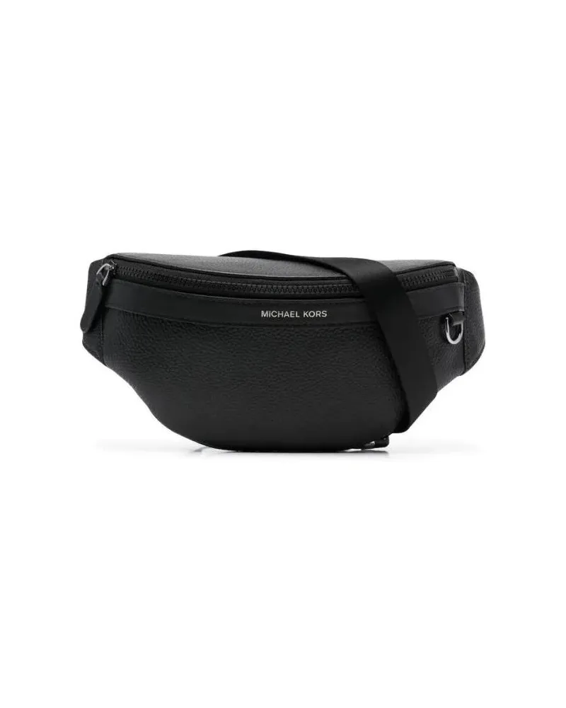 Michael Kors Bauchtaschen Greyson Leather Belt Bag schwarz Schwarz