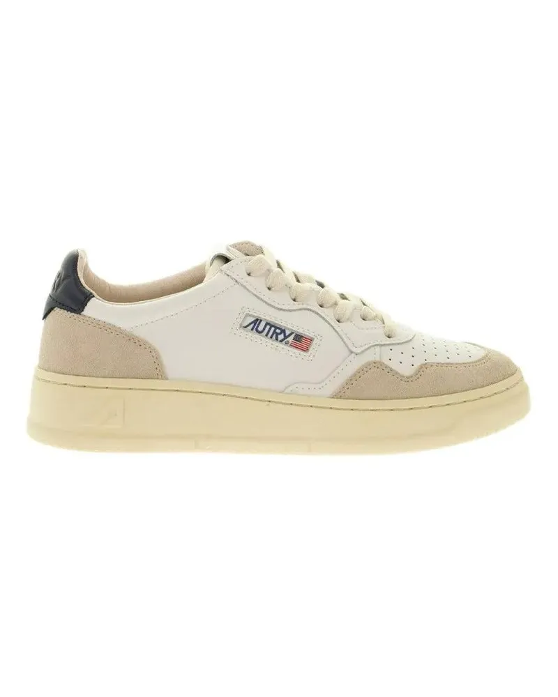 AUTRY Low-Top Sneaker Medalist Low - Leather And Suede Sneakers weiß Weiß