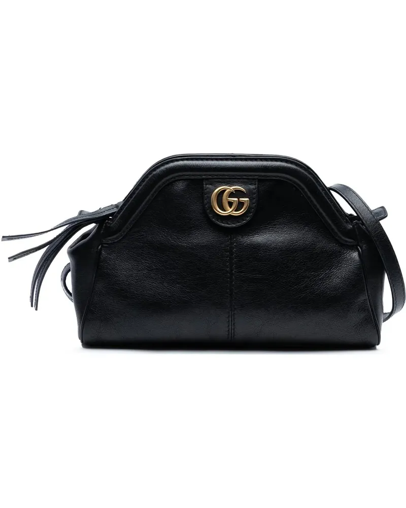 Gucci Hobo Bags Small Leather Re(belle) Crossbody schwarz Schwarz
