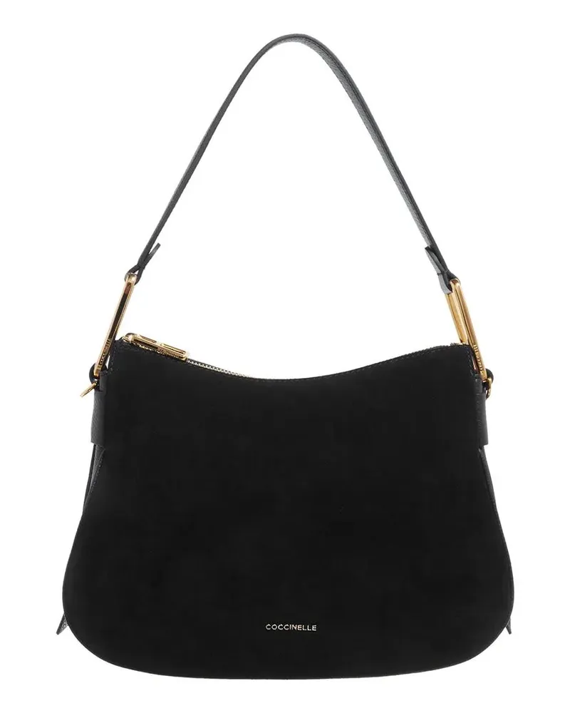 Coccinelle Hobo Bags  Magie Suede Bim schwarz Schwarz