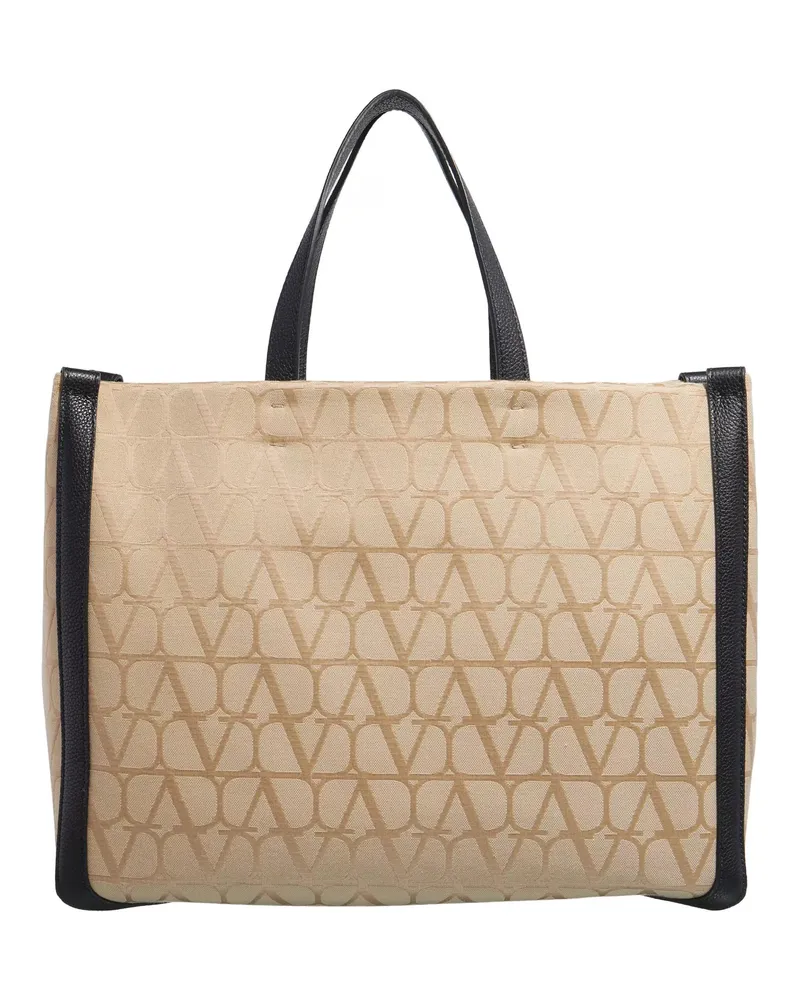 Valentino Garavani Tote Medium Tote Bag Beige