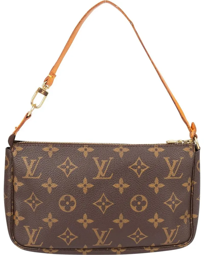 Louis Vuitton Crossbody Bags  Canvas Monogram Pochette Accessoire braun Braun