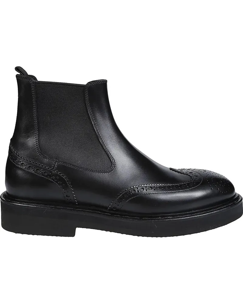 Premiata Stiefel Ankle Boots Cortina Black schwarz Schwarz