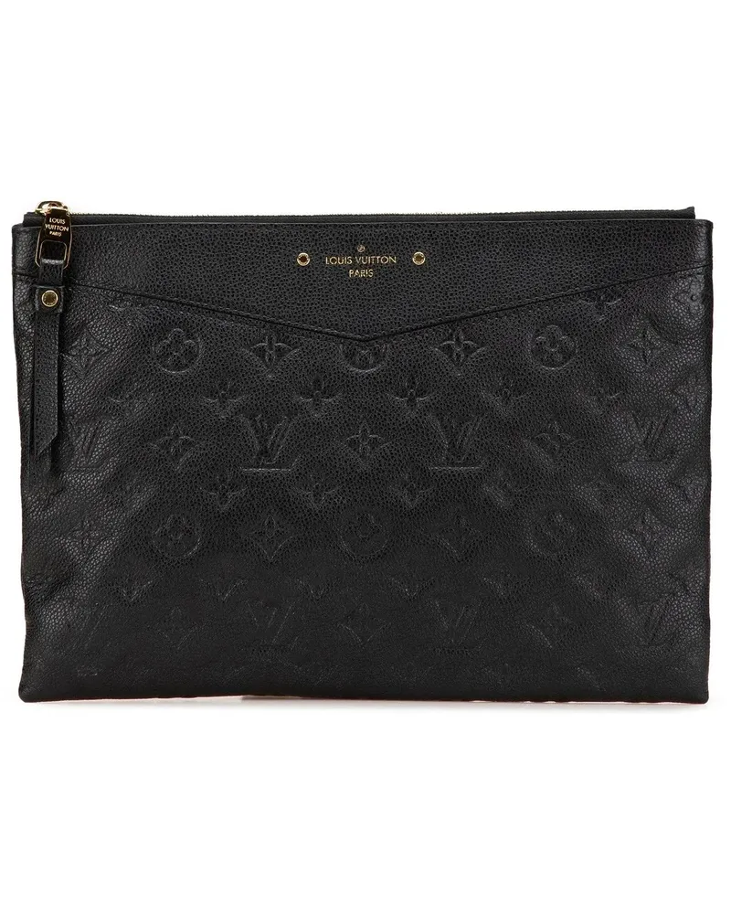 Louis Vuitton Clutches 2000-2024 Monogram Empreinte Daily Pouch schwarz Schwarz