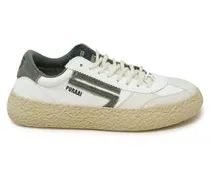 Low-Top Sneaker Classic White And Green Vegan Leather Sneakers weiß