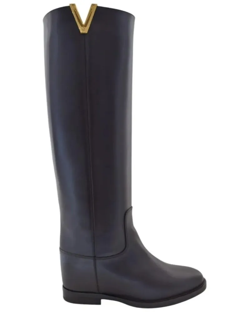 Via Roma 15 Stiefel Boots Black schwarz Schwarz