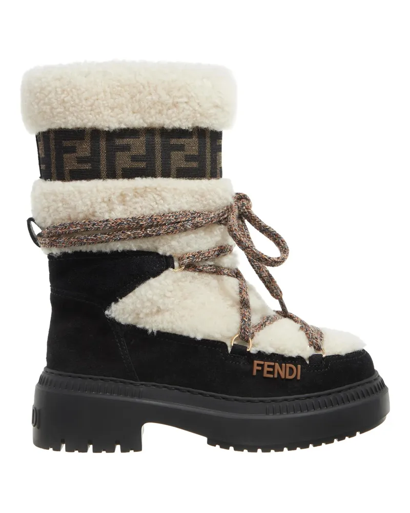 Fendi Low-Top Sneaker Ski Boot beige Beige