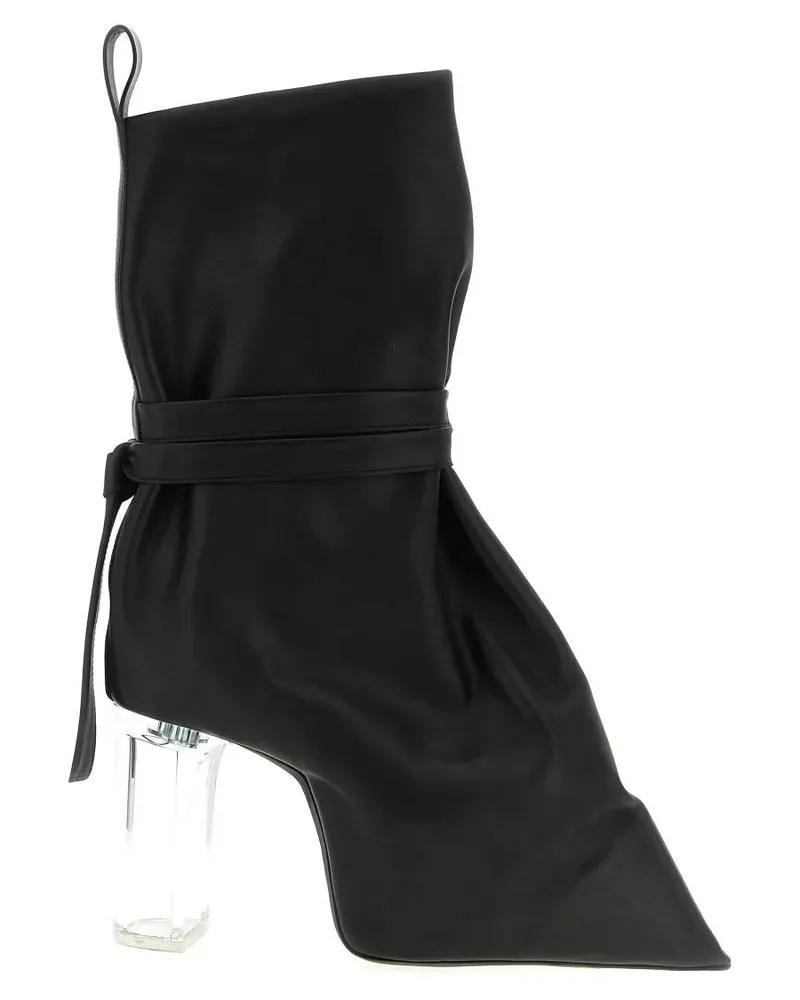 Rick Owens Stiefel Tied Taco Kiss' Ankle Boots schwarz Schwarz