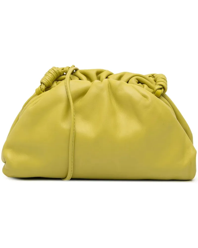 Bottega Veneta Hobo Bags Lambskin The Mini Pouch Crossbody gelb Gelb