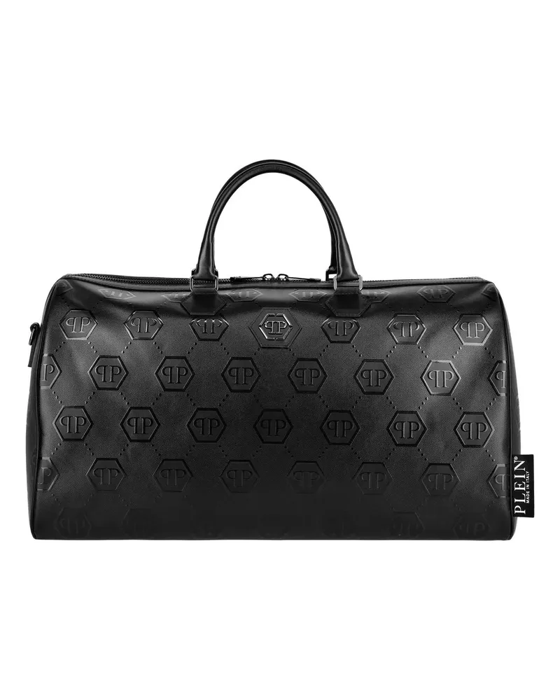 Philipp Plein Weekender Henkeltasche Monogram schwarz Schwarz