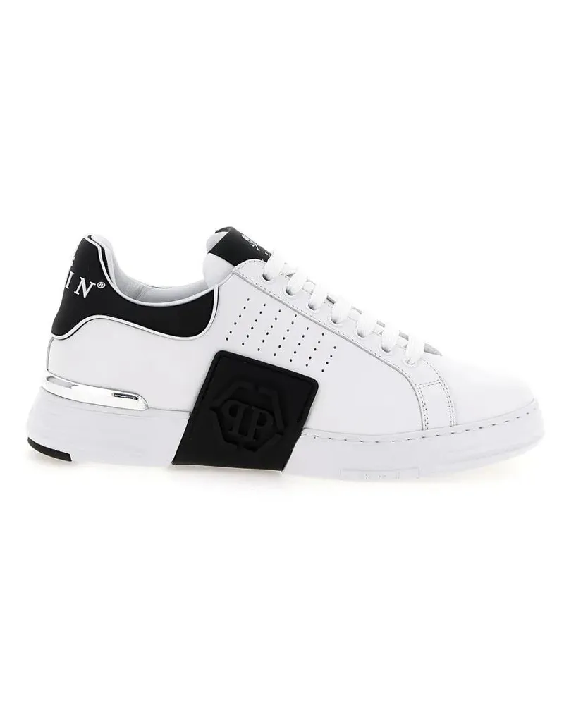 Philipp Plein Low-Top Sneaker 'Hexagon' Sneakers weiß Weiß