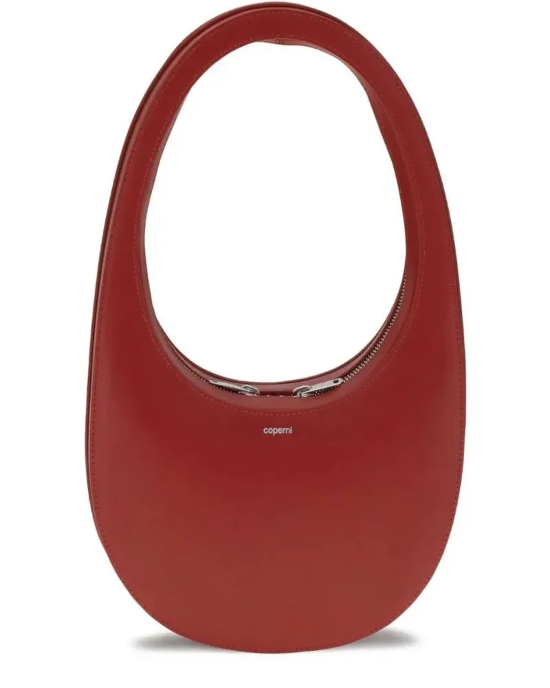 COPERNI Crossbody Bags Curved Red Leather  Swipe Bag rot Rot