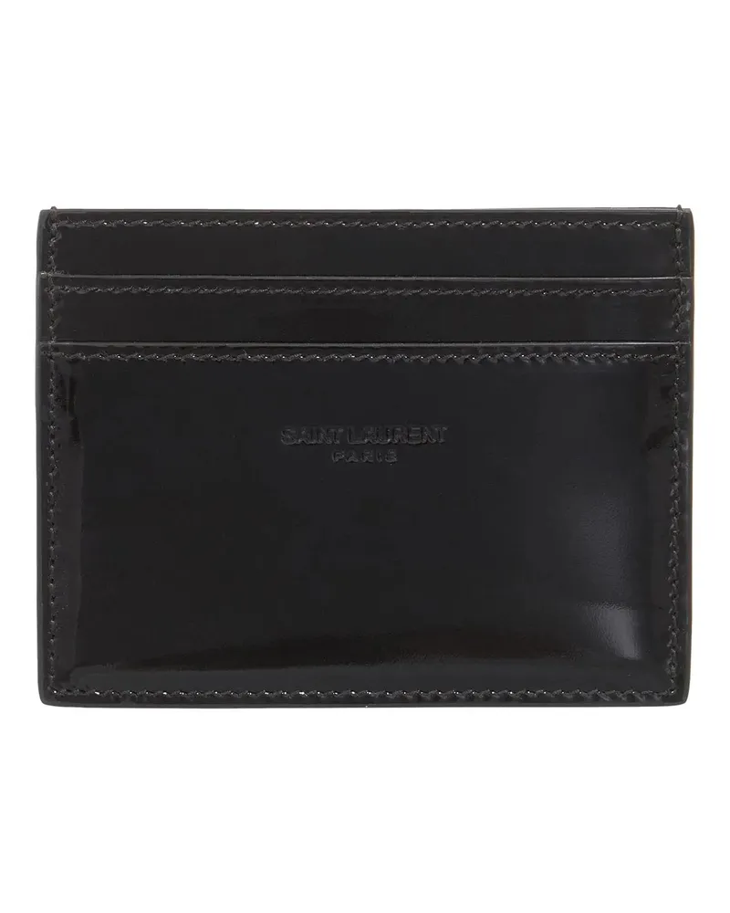 Saint Laurent Portemonnaies Paris Card Case grün Grün