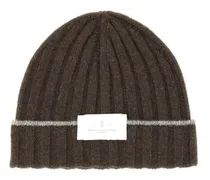 Caps & Mützen Cashmere Beanie Hat braun