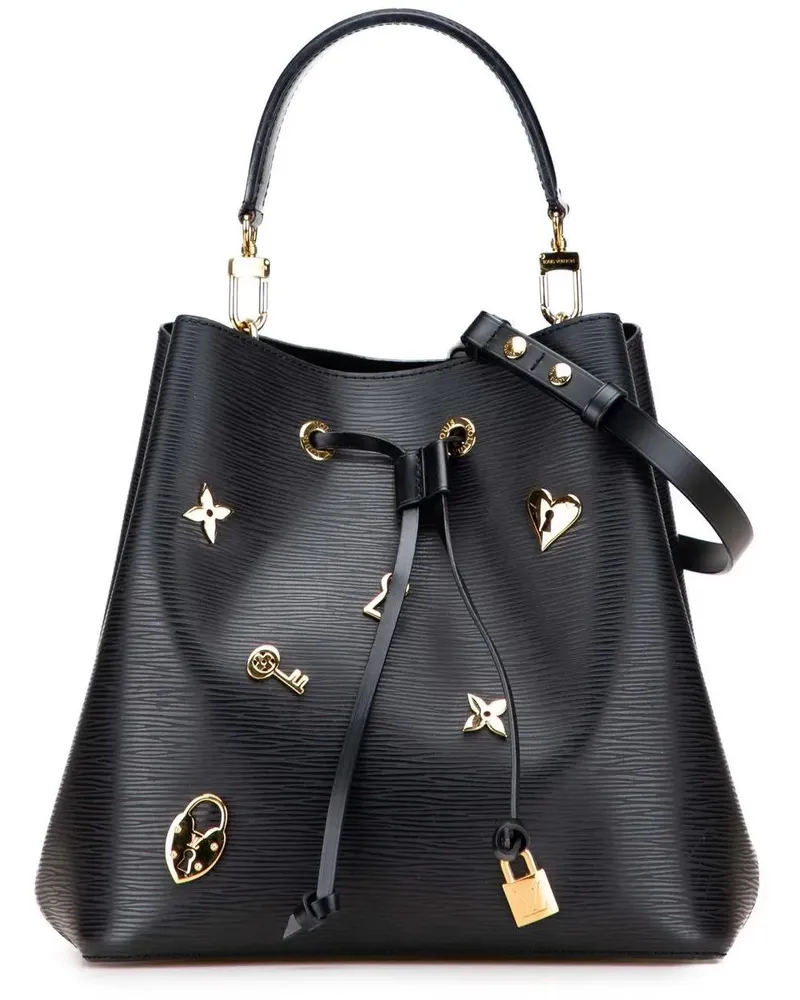 Louis Vuitton Hobo Bags Epi Love Lock Neonoe schwarz Schwarz