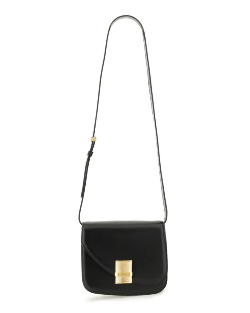 Ferragamo Hobo Bags Shoulder Bag "Flame" schwarz Schwarz