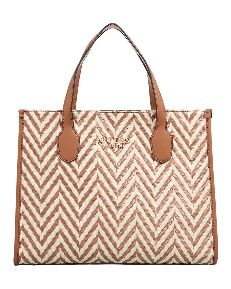 Guess Shopper & Totes Silvana 2 Compartment Tote cognacbraun Cognacbraun
