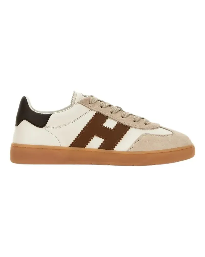 Hogan Low-Top Sneaker Low-Top Multi-Material Sneakers With Iconic 'H' Lo braun Braun