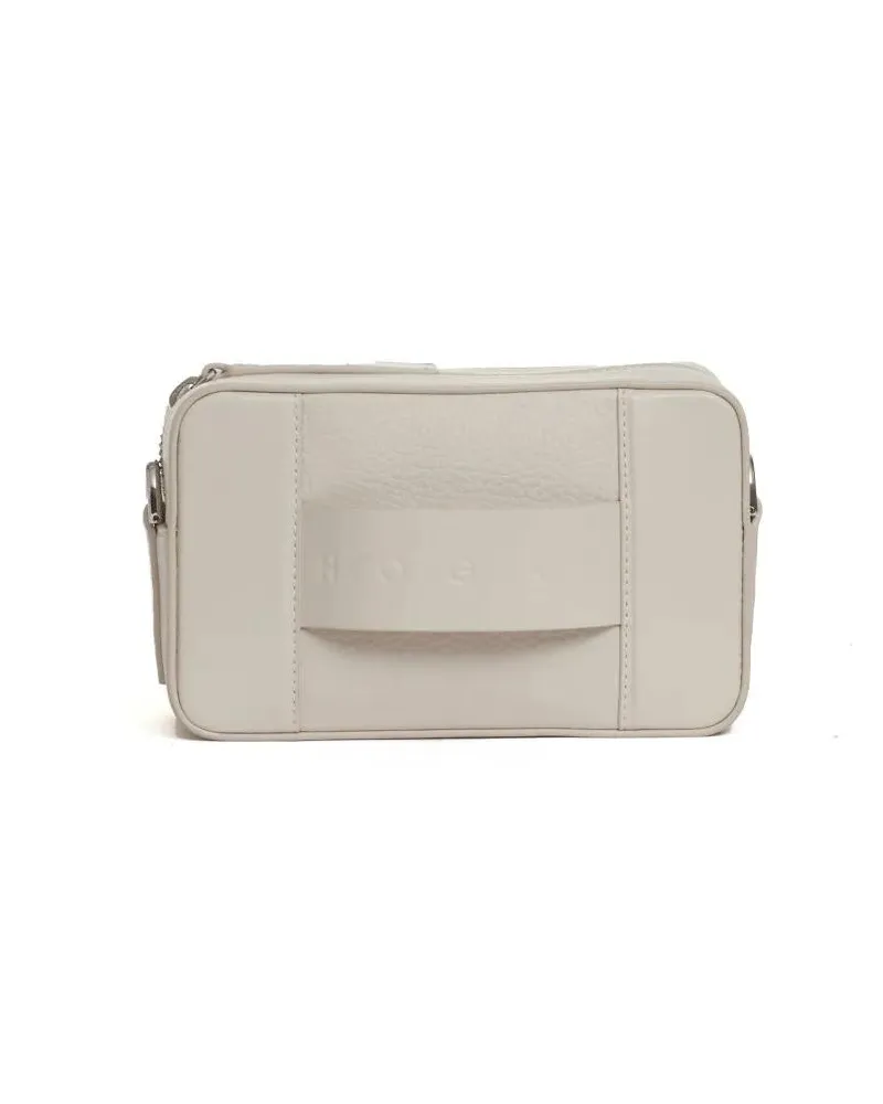 Hogan Hobo Bags Camera Bag Leather Cream beige Beige