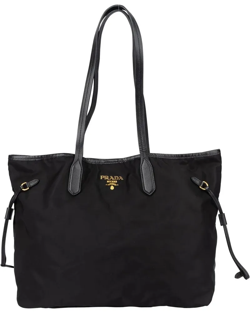Prada Crossbody Bags  Black Nylon Handbag schwarz Schwarz
