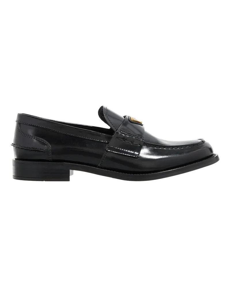Prada Loafer Logo Loafer schwarz Schwarz