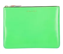 Portemonnaies Color-Block Leather Wallet grün
