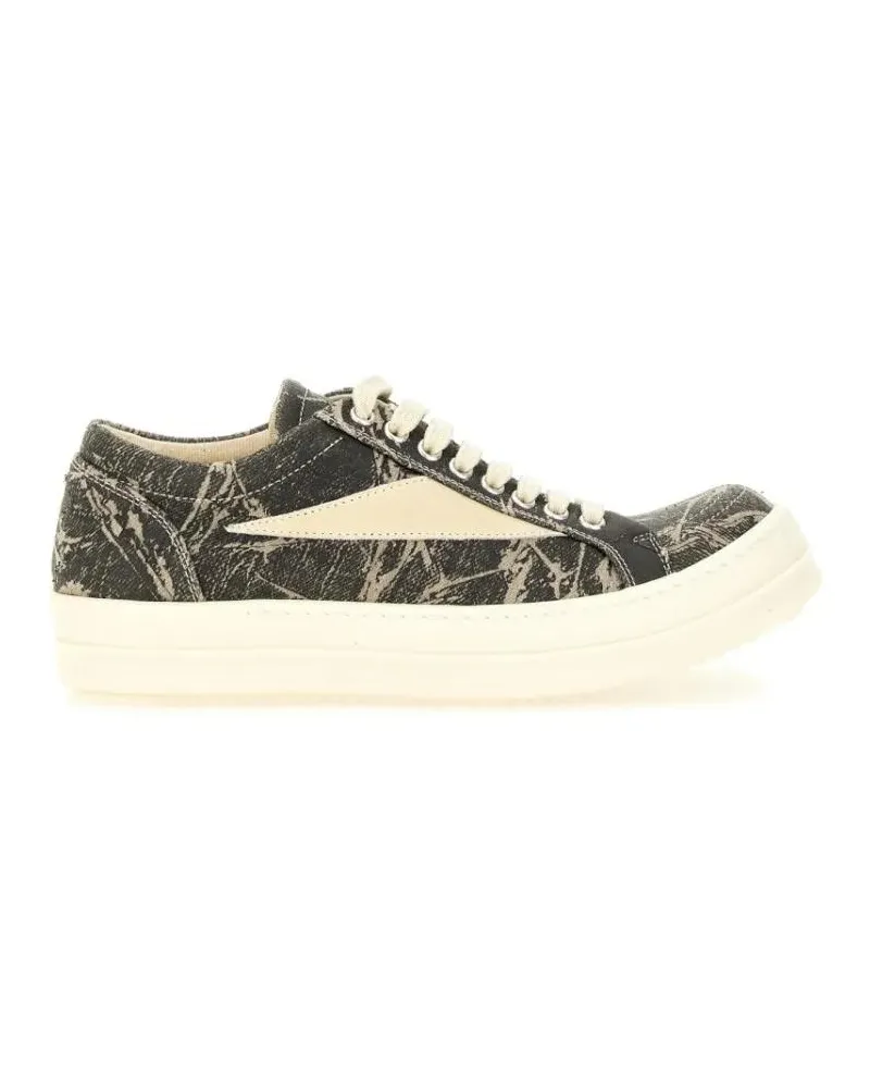 DRKSHDW by Rick Owens Low-Top Sneaker Vintage-Inspired Low-Top Sneakers With Marbled Pat beige Beige