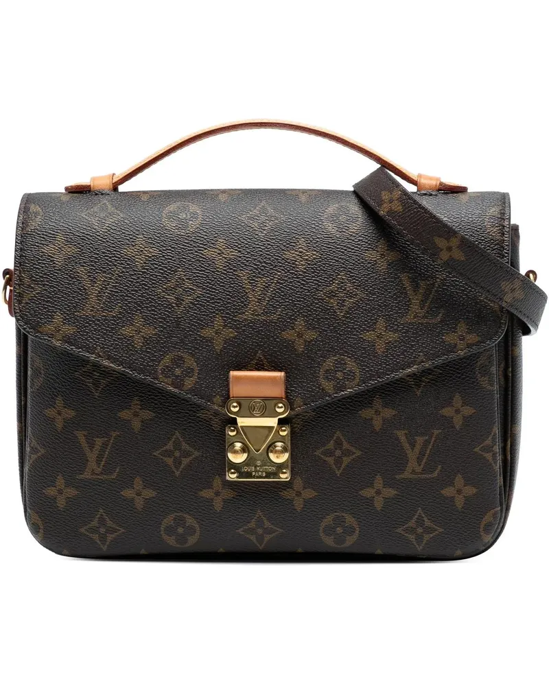 Louis Vuitton Hobo Bags Monogram Pochette Metis braun Braun