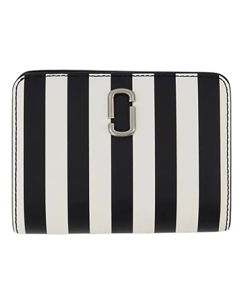 Marc Jacobs Portemonnaies The Mini Compact Wallet - Leather - Black schwarz Schwarz