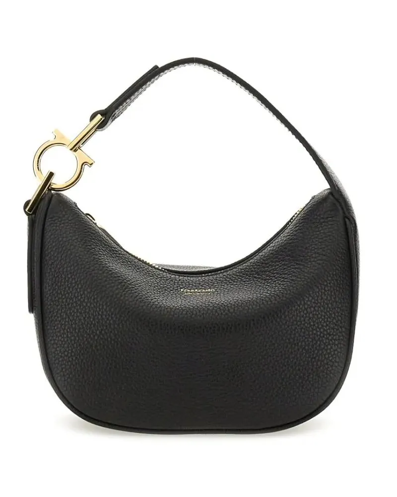 Ferragamo Hobo Bags North South" Mini Hobo Bag schwarz Schwarz