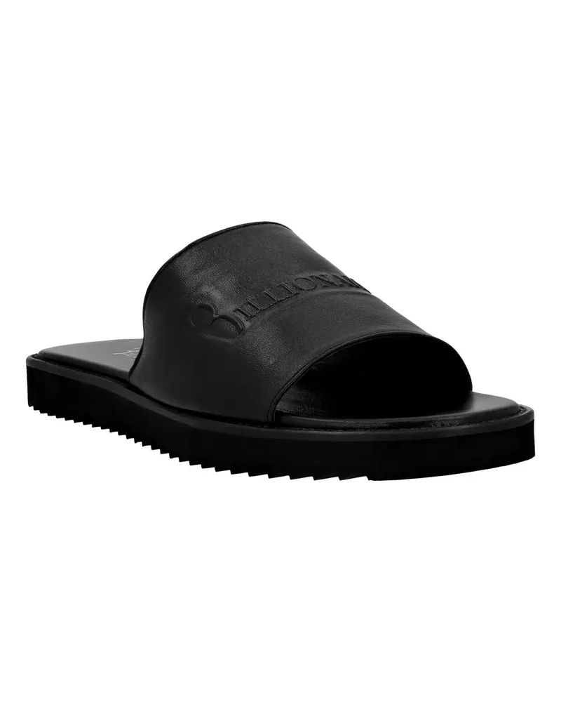 Billionaire Slipper & Pantoletten Badeschuhe schwarz Schwarz