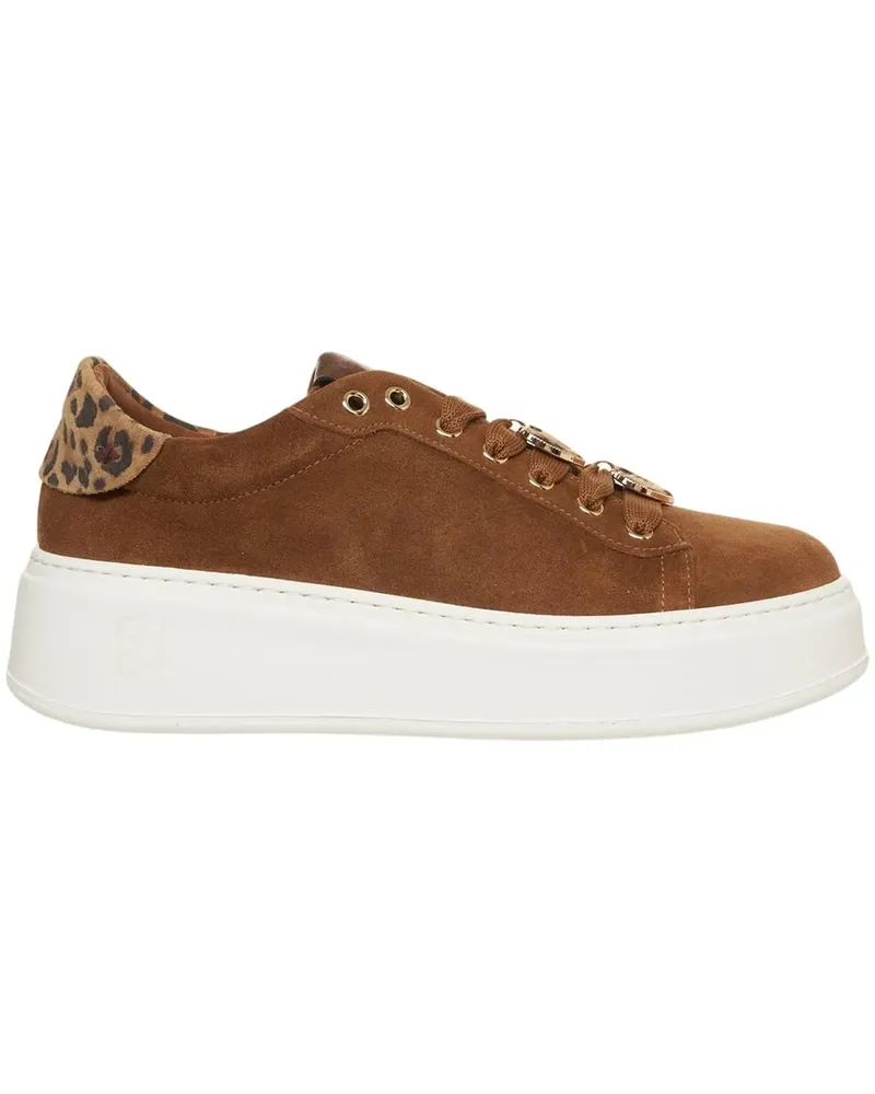 GIO+ Low-Top Sneaker Sneakers 'PIA406A' braun Braun