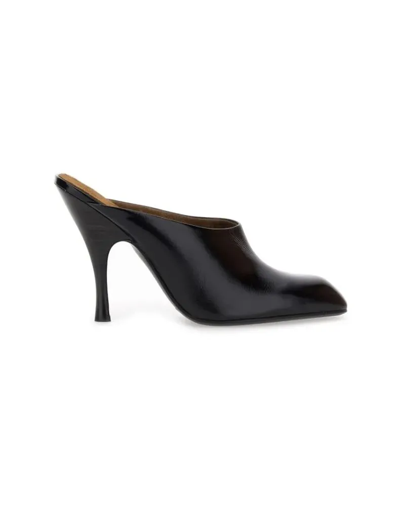 KHAITE Slipper & Pantoletten "Colt" Mules schwarz Schwarz