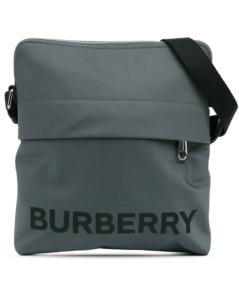 Burberry Hobo Bags 2018-2023 Nylon Econyl Logo Neo Crossbody grau Grau