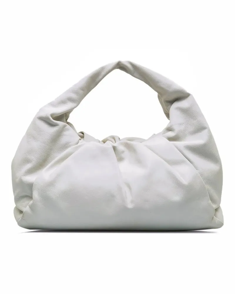 Bottega Veneta Hobo Bags 2012-2023 Lambskin The Shoulder Pouch weiß Weiß